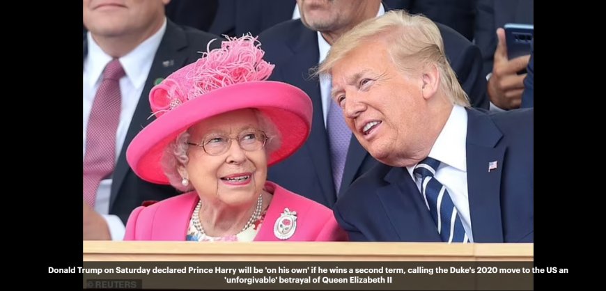 'He would be on his own if it was down to me!' Trump slams Prince Harry over attacks on royals and says he wouldn't defend Duke of Sussex over visa wrangle like Biden administration has