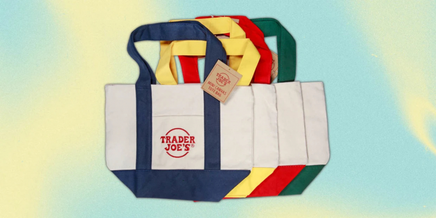 Trader Joe’s $2.99 mini-tote bag is being resold for as much as $1,000 on eBay