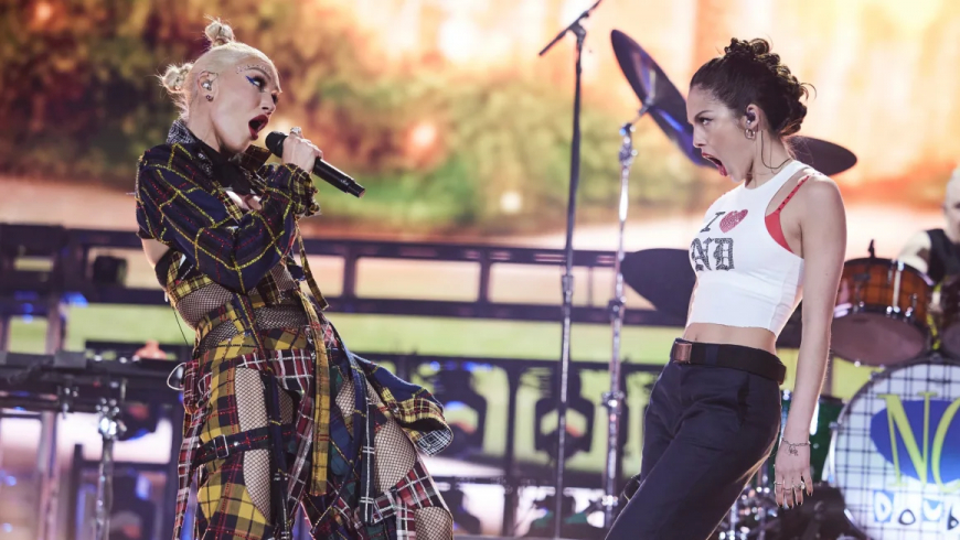 Olivia Rodrigo performs with No Doubt during group’s Coachella reunion set
